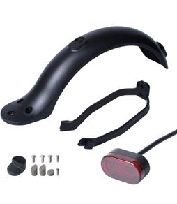 New Scooter Mudguard for Xiaomi Mijia M365 and M365 Pro Electric Scooter Tire Splash Fender with Rear Taillight Back Guard
