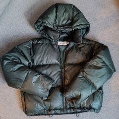 COACH New York Down Puffer Jacket Dark Green F76281