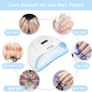 150W Quick-drying Nail Dryer Gel Polish Curing UV Light With 4 Timers, Automatic Sensor for Gels Polishes in Home and Salon Image 3