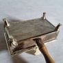 Vintage  F.B. ROGERS Silver Co. Cigarette Butler Image 8