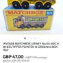 Matchbox 52. AEC 8 Wheel tipper. Pointer brand. Mint in box. Fully working. Image 9