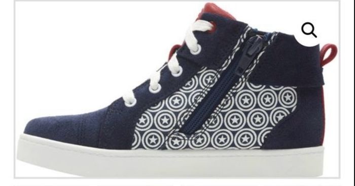Clarks Hi Top Captain Marvel, 13.5G UK / 32.5 EUR