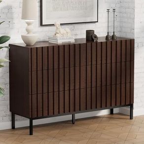 Chest of Drawers with 6 Drawers, 73.4 x 34.5 x 100 cm, Cabinet with Drawers, Narrow Chest of Drawers, Storage Chest of Drawers, Cabinet for Living Room, Bedroom, Hallway (Brown)