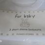 3 Shirt Sleeve Bodysuits for Sale Image 2