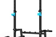Squat Rack Multi-Function Barbell Rack Height Adjustable Dip Stand Home Gym Weight Lifting Bench Press Dip Station Push up Portable Strength Training Dumbbell Rack
