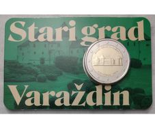 Croatia 2 Euro Base Metals Uncirculated Coin 2024 - The Old Town of Varazdin