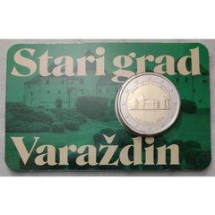 Croatia 2 Euro Base Metals Uncirculated Coin 2024 - The Old Town of Varazdin