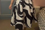 Mono Print Dress