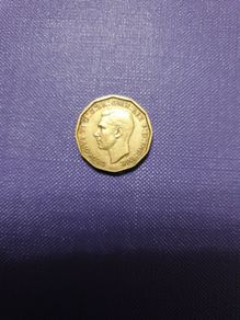 1946 English Brass Threepence