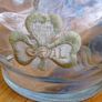 Antique/Vintage Clear Glass Oil Lamp Image 8