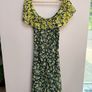 Zara floral occasion midi dress Image 2