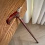 Unique Handmade Walking Stick, Raven with Celtic Knot Handle, Never Used Image 6
