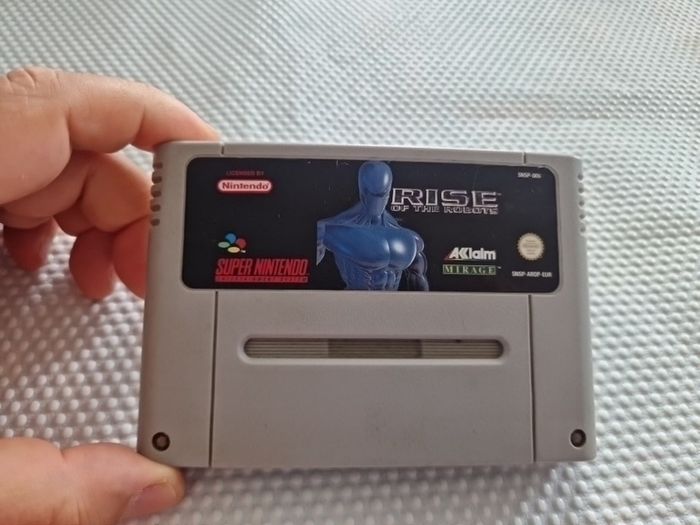 Rise of the Robots Snes Super Nintendo Arcade Retro Games Original