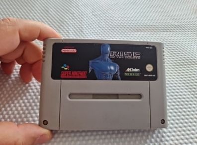 Rise of the Robots Snes Super Nintendo Arcade Retro Games Original