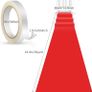 Red Carpet Runner Rug for Party 55gsm Thickness with 1 Piece Carpet Tape for Wedding Christmas Xmas Christmas Outdoor Accessories, Wedding Party Hallway Rug(2.6 x 60 Feet) Image 2