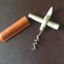 Corkscrew/ Bottle opener in Leather case. Image 3