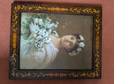 Framed portrait
