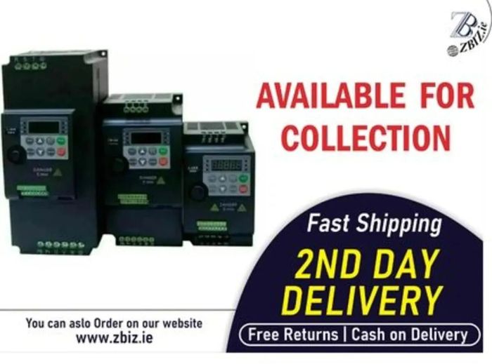 5.5 Kw Vfd Inverter Motor Drive 220v To 380v:available For Collection