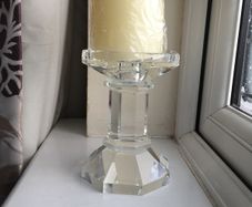 Cashel Living 5" Pillar Candle Holder with candle