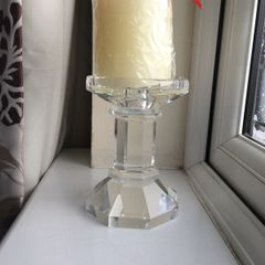 Cashel Living 5" Pillar Candle Holder with candle