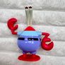 Spongebob Squarepants 2011 Viacom Mr Krabs cake topper approx. 9 cm. Used Please see photos Image 7