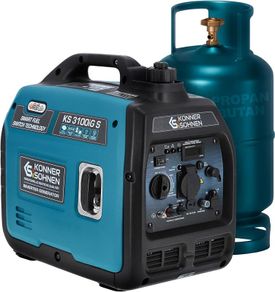 Konner & Sohnen LPG/Petrol Inverter Generator 3100 W