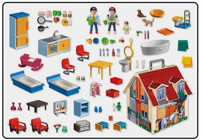 PLAYMOBIL 70985 City Life Take Along Dollhouse