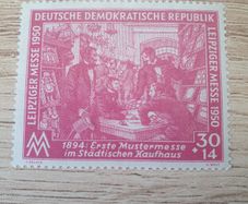 East Germany 1950 "Leipzig Spring Fair", 30+14 Pfennig, Michel No. 249, mint/MNH - free standard postage