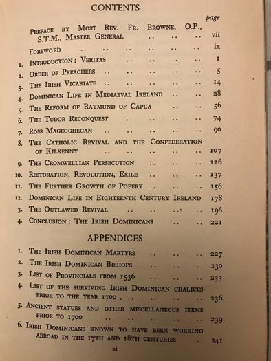 Rare 1st Edition-The Irish Dominicans