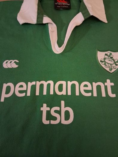 Ireland Rugby Jersey.  Ladies Size 12. Authentic Original Canterbury Jersey From Season 2002 / 2003. Not A Modern Day Remake.