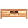 TV Cabinet 116x30x40 cm Solid Acacia Wood Image 3