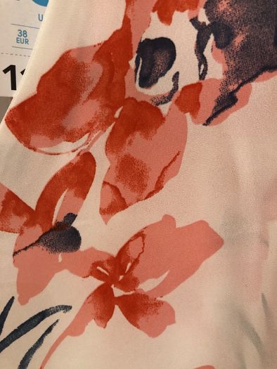 White Floral Blouse BNWT
