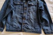 Denim cotton jacket in very good condition see last three photos for exact measurements FREE STANDARD POSTAGE INCLUDED