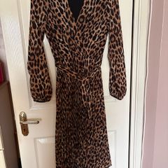 ladies animal print dress