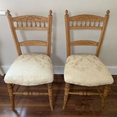 Pair Victorian Style Chairs