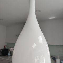 glass white pendant