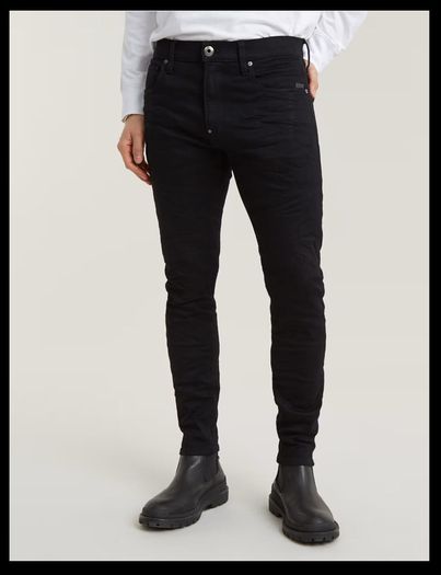 G-STAR Men Revend Skinny Jeans Black size 32/32