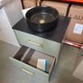 Hib 600 Sage green unit worktop bowl and tall tap all included Image 3