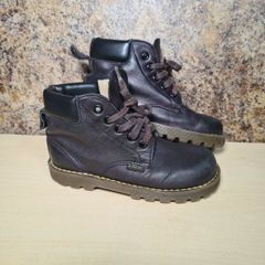 Girls Junior Dr Martens Metallic Purple Boots Shoes Size Uk 12 Junior