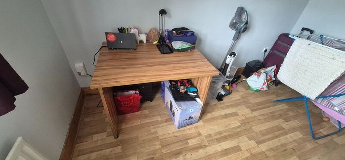 Desk to be collected