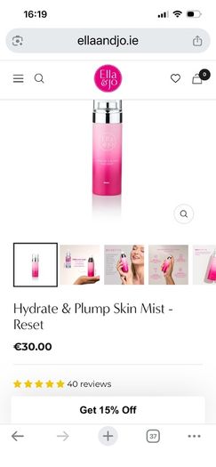 Ella & Jo Hydrate & Plump Skin Mist
