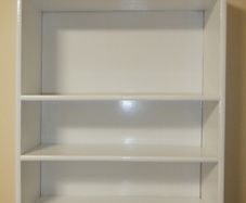 White kitchen shelf