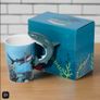 BRAND NEW Lisa Parker Shark Ceramic Shaped Handle Mug Image 2