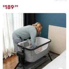 Baby Elegance Co-Glide Electric Bedside Crib