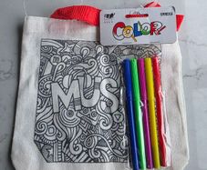 Music Themed Colour in bag