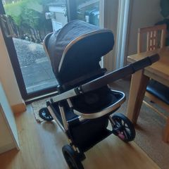 Zummi halo travel system single to double