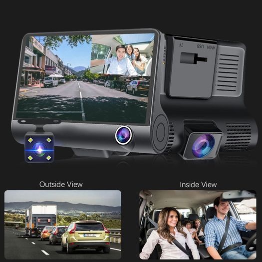 Dashcam 3 channel 1080p