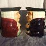 A pair of vintage No.2 toby jugs by SHORTER & SON LTD of Staffordshire (1930's - 1950's) Image 2