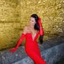 Stunning red debs dress Image 2