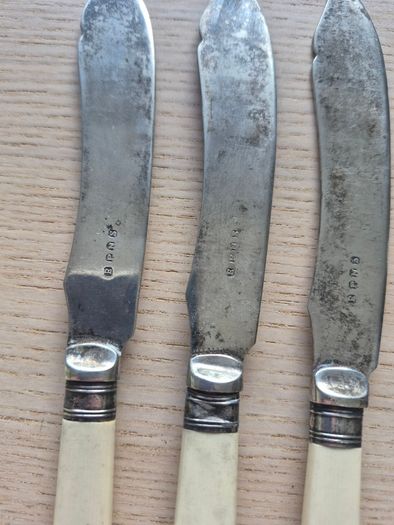 Vintage set of 6 Firth Staybrite Fish Cutlery Set